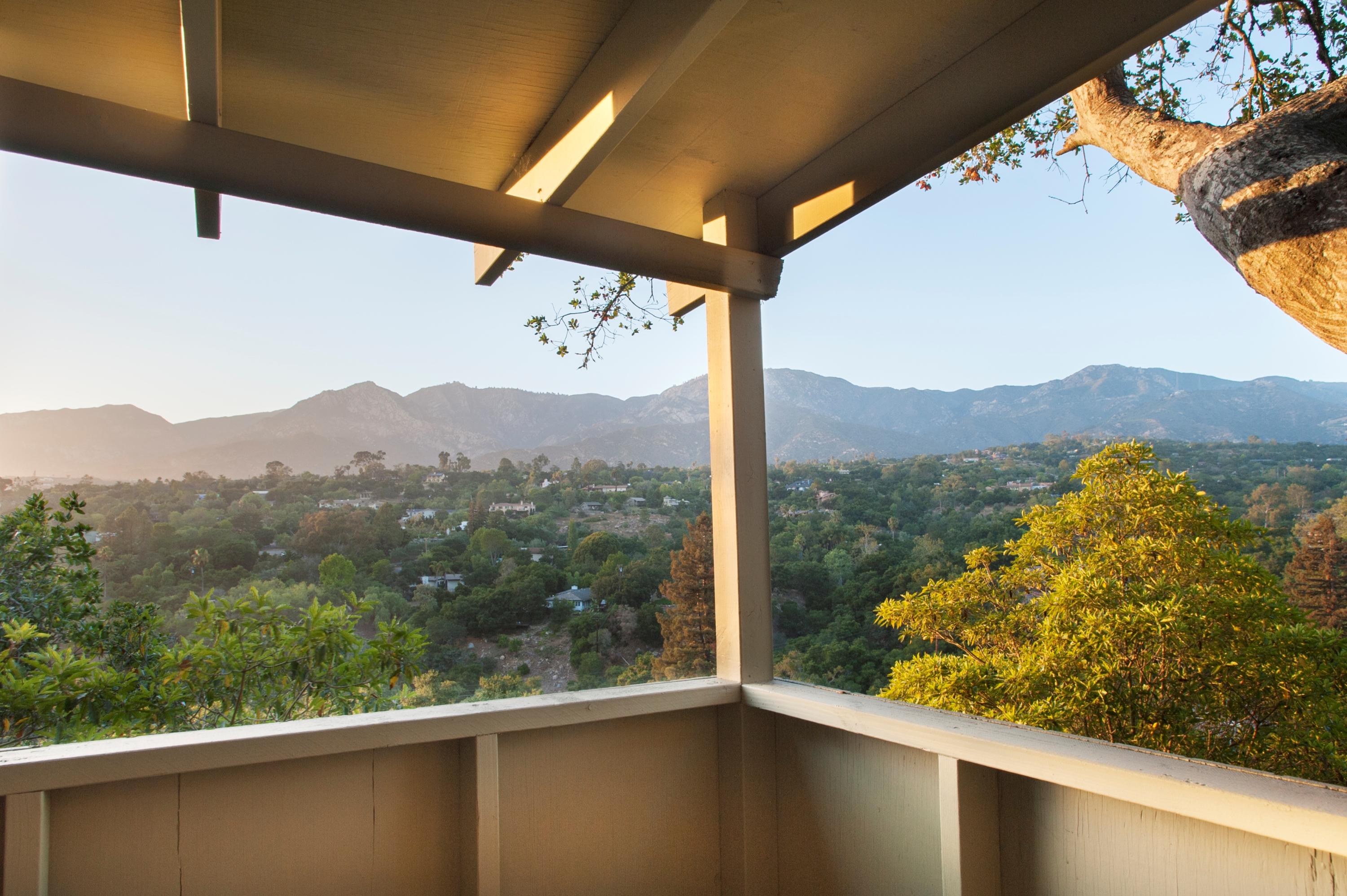 398 Mountain Drive Santa Barbara, CA 93103 - Photo 25 of 28 a view of a with a mountain from a window