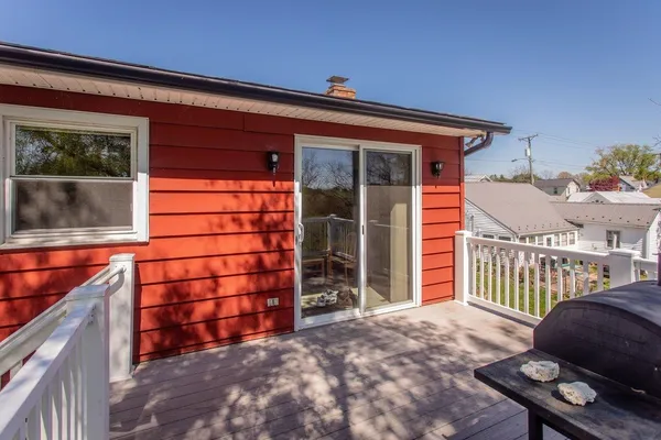 a view of a yard with an outdoor space