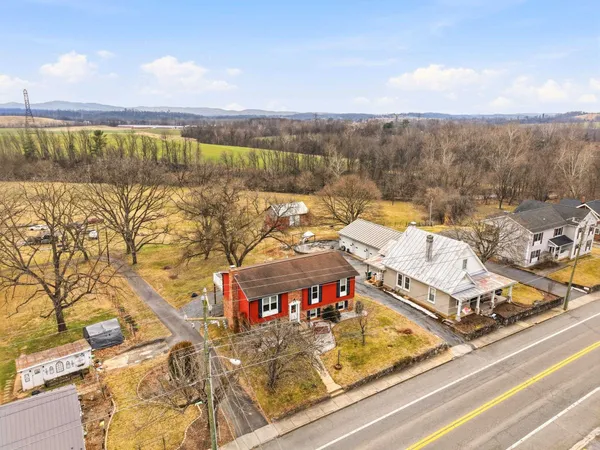 a view of city and ocean