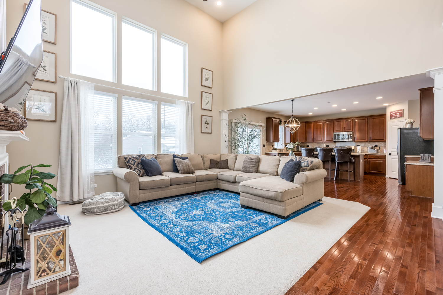 908 Blue Ridge Drive Streamwood, IL 60107 - Photo 10 of 48 a living room with furniture and a large window