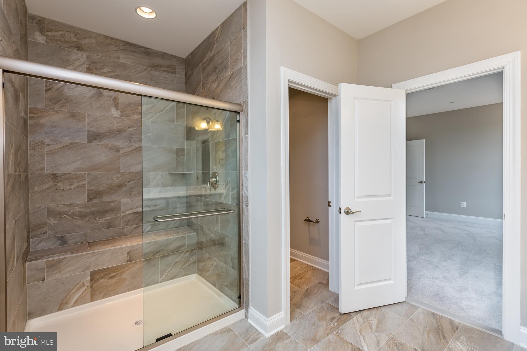 4080 Carrollton Road Upperco, MD 21155 - Photo 17 of 30 Double Walk In Shower w/Bench Custom Tile Work