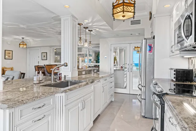 a living room filled with furniture