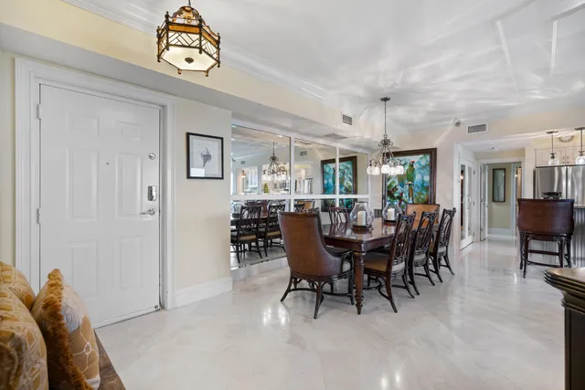 a view of terrace with seating space