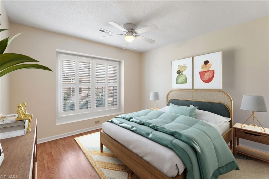 3003 South Holden Road, Unit D Greensboro, NC 27407 - Photo 17 of 32 Bedroom 2 is Virtually Staged