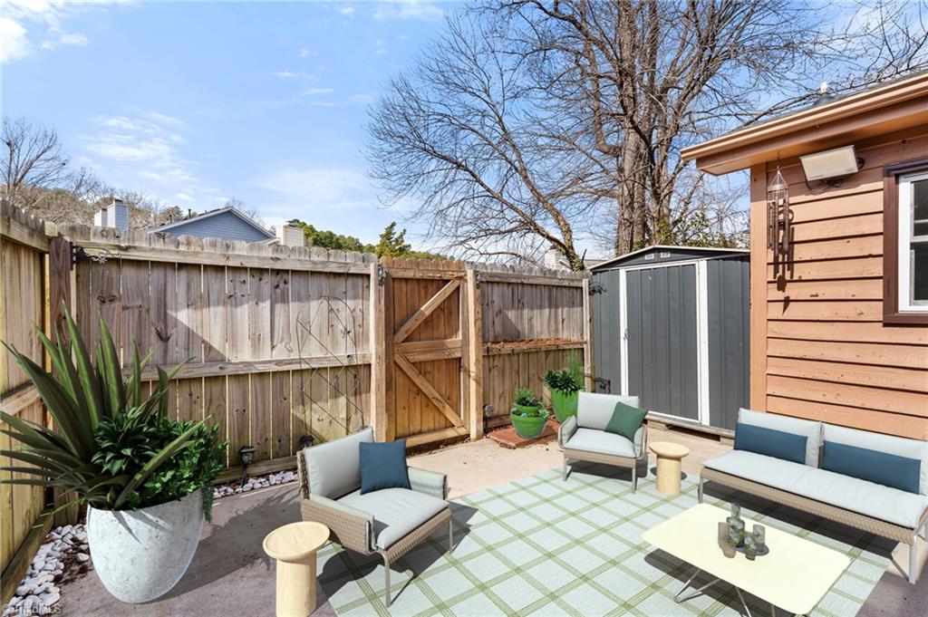 3003 South Holden Road, Unit D Greensboro, NC 27407 - Photo 23 of 32 Patio is Virtually Staged