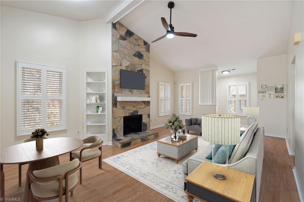 3003 South Holden Road, Unit D Greensboro, NC 27407 - Photo 3 of 32 Living Room is Virtually Staged