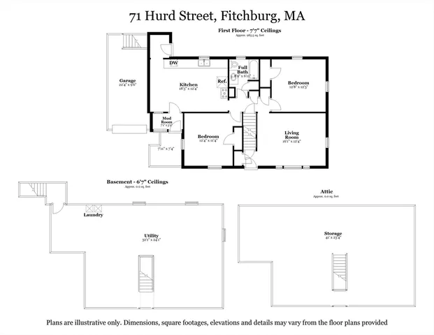 $367,900 | 71 Hurd Street, Fitchburg, MA 01420