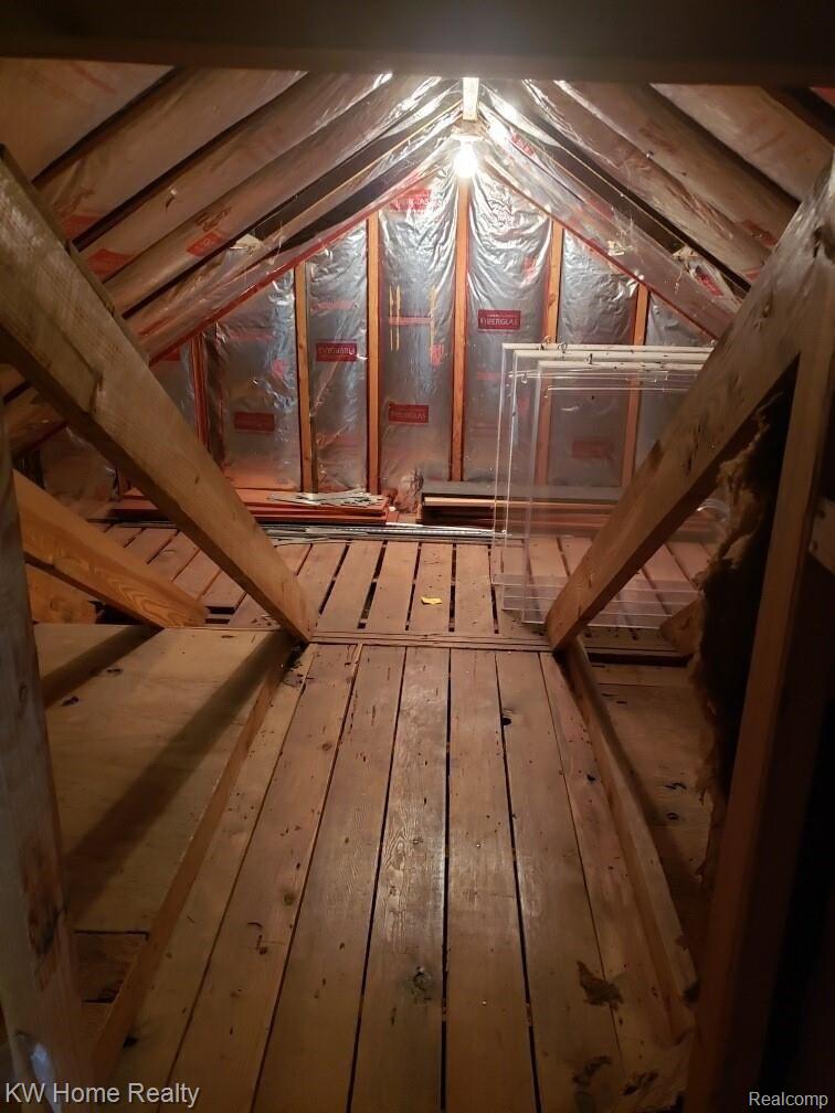 11304 Inkster Road Redford, MI 48239 - Photo 34 of 62 See nicely done attic area, well lit for access and storage.