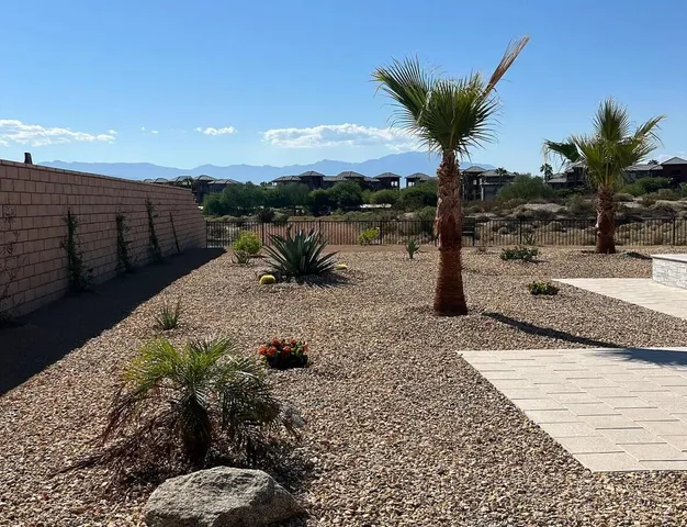 a view of a lake with a mountain in the background
