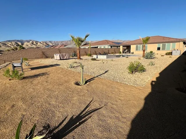 a view of a building and a street