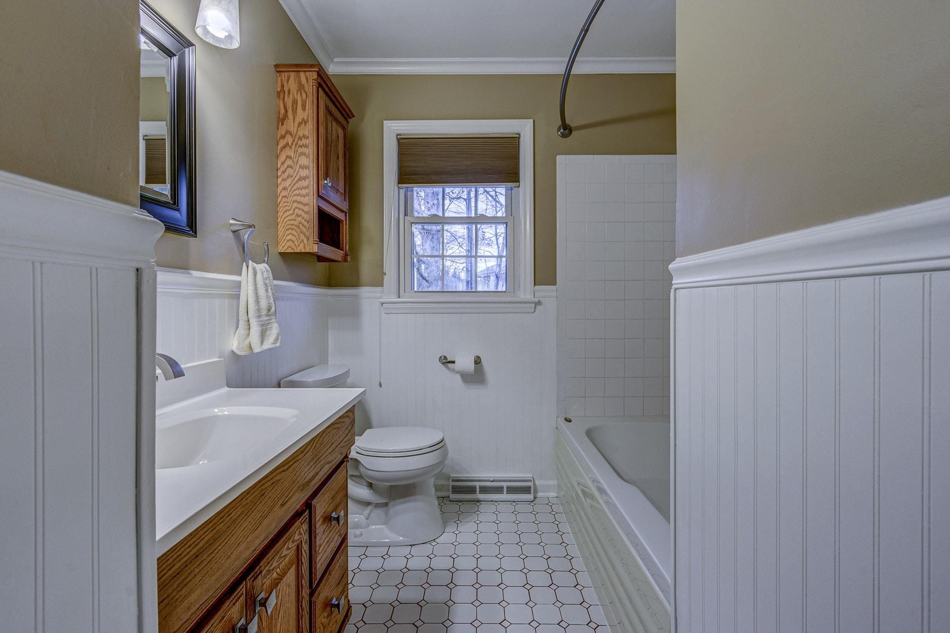 3586 Forester Road Southwest Roanoke, VA 24018 - Photo 26 of 51 a bathroom with a sink toilet and shower