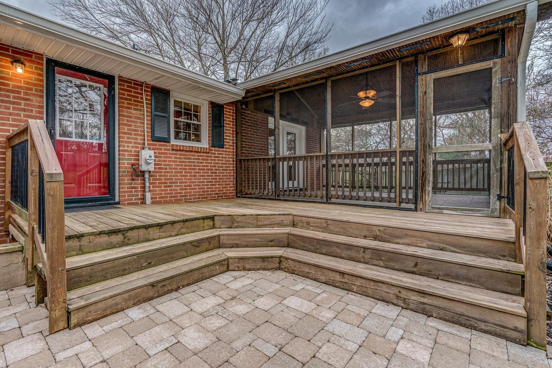 3586 Forester Road Southwest Roanoke, VA 24018 - Photo 40 of 51 a view of a house with a large window and stairs