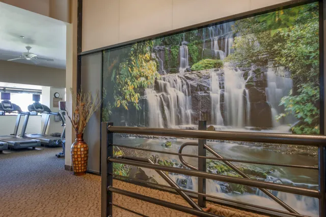 a view of a room with an outdoor space
