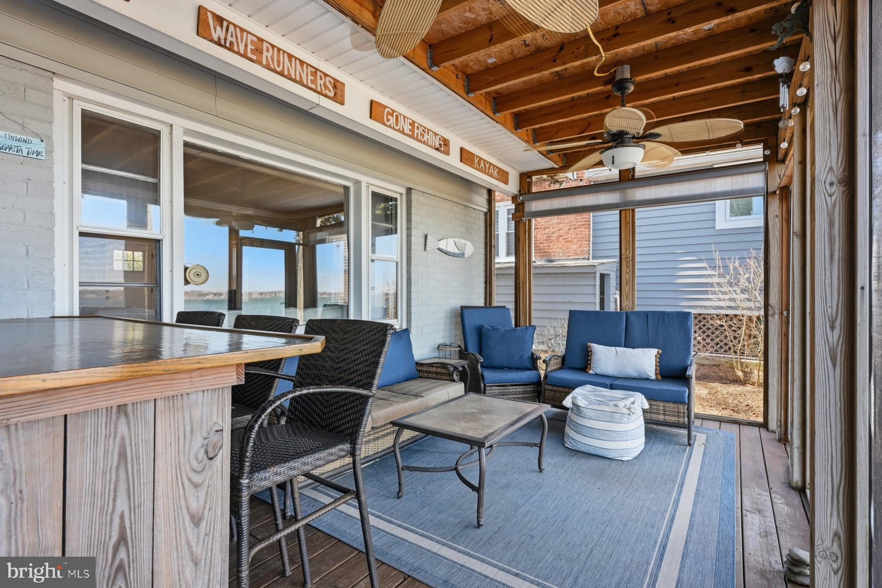 3476 South River Terrace Edgewater, MD 21037 - Photo 29 of 65 Screen Patio with Bar