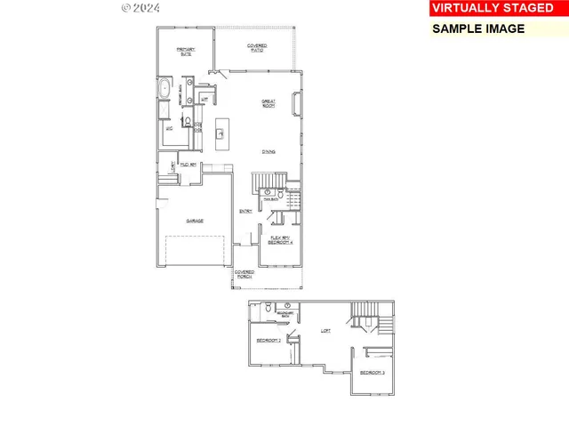 a picture of a bench in a building