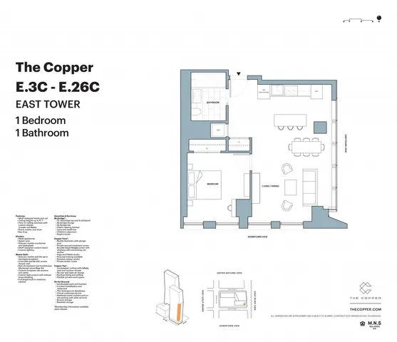 $6,183 | 626 1st Avenue, Unit E17C | Murray Hill