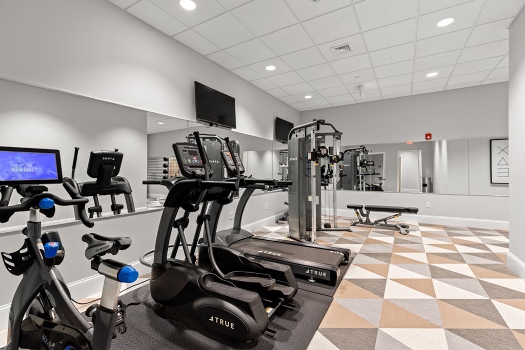8 Sanborn Street, Unit 1009 Reading, MA 01867 - Photo 28 of 30 a view of a room with gym equipment