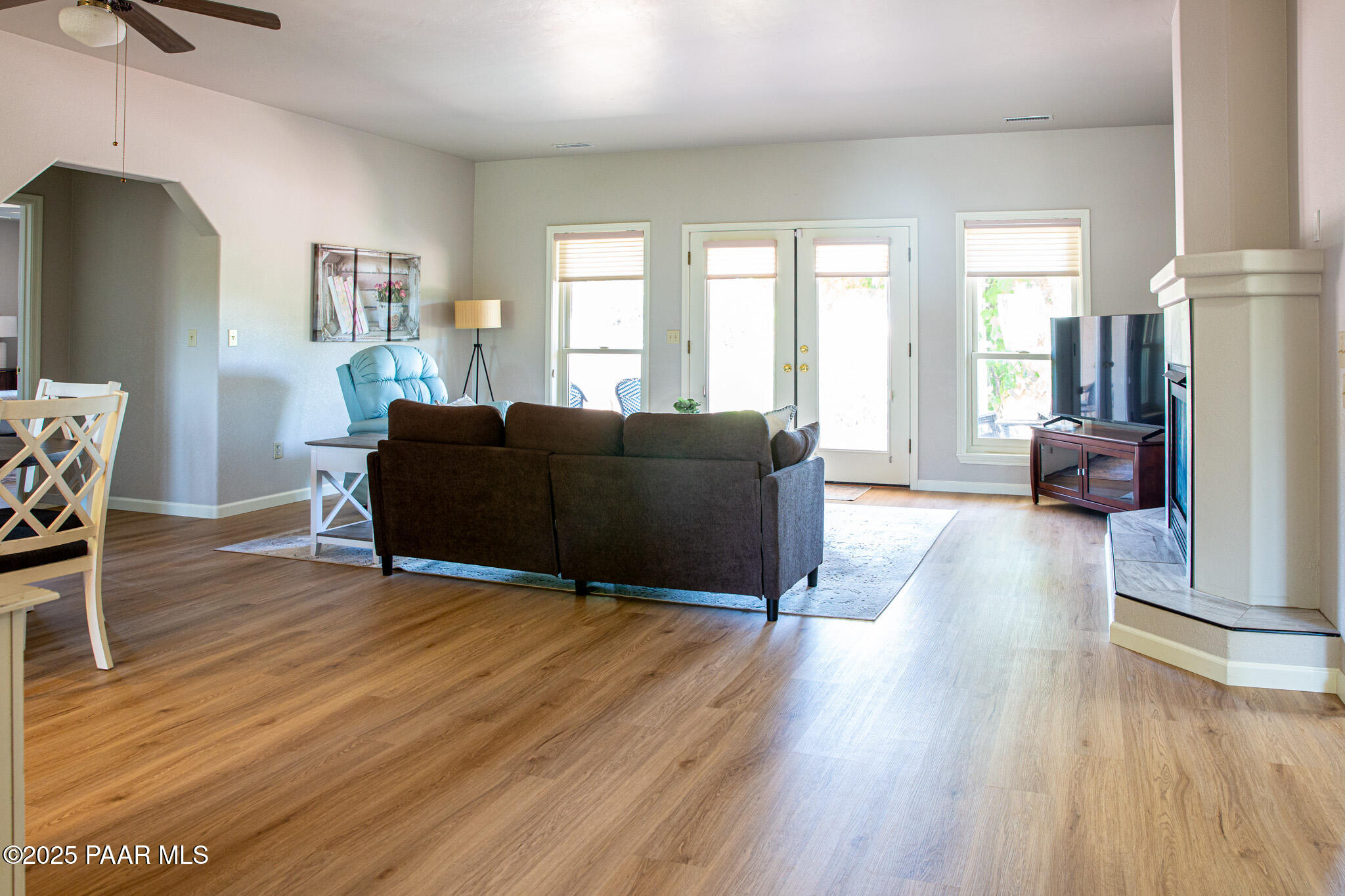 7075 Horizon Way Prescott Valley, AZ 86315 - Photo 16 of 44 a living room with furniture and a wooden floor