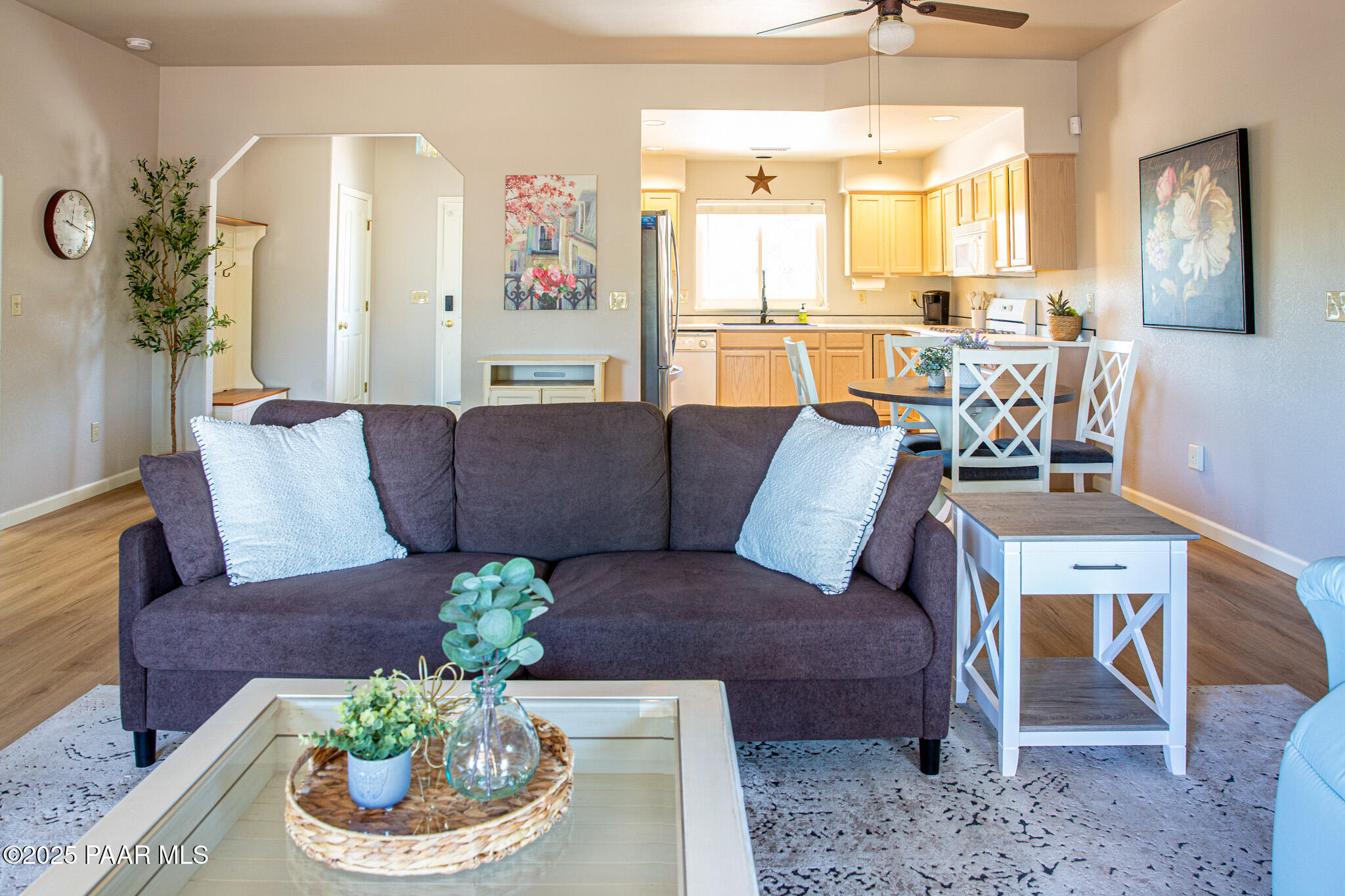 7075 Horizon Way Prescott Valley, AZ 86315 - Photo 18 of 44 a living room with furniture and a dining room