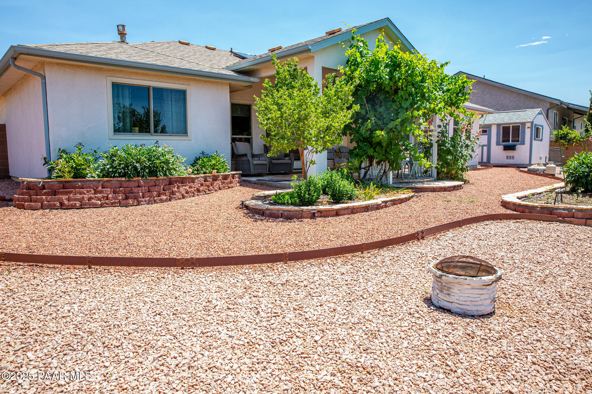 7075 Horizon Way Prescott Valley, AZ 86315 - Photo 36 of 44 a view of a house with backyard and garden