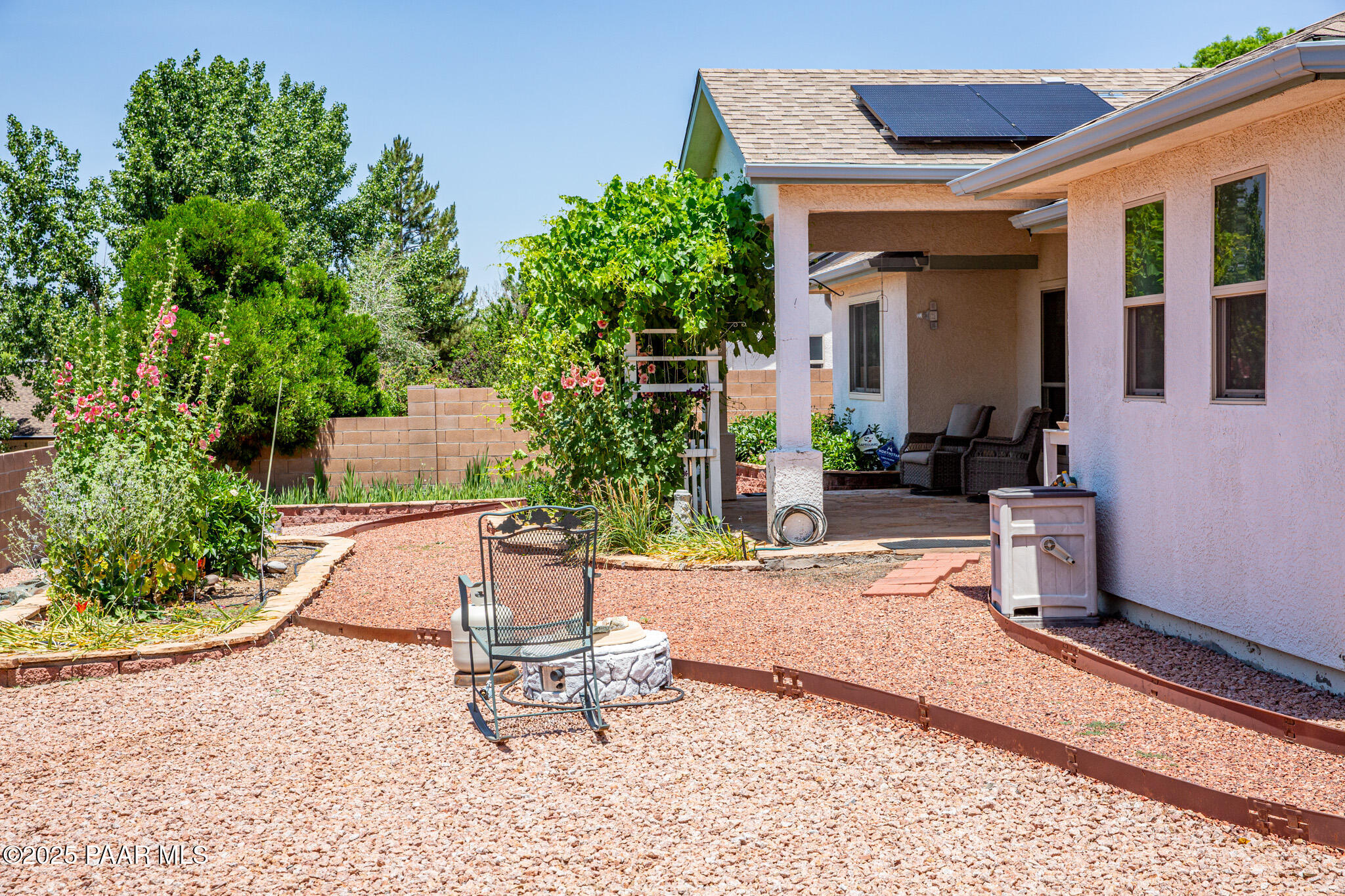 7075 Horizon Way Prescott Valley, AZ 86315 - Photo 38 of 44 a view of a backyard with sitting area