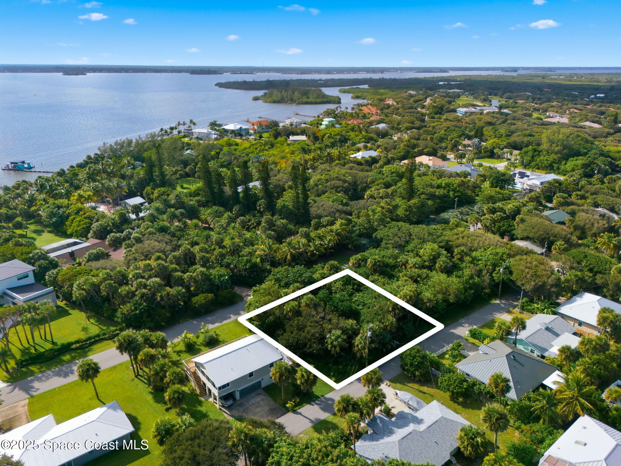 Tbd Tbd Winona Road Melbourne Beach, FL 32951 - Photo 7 of 25 an aerial view of a house