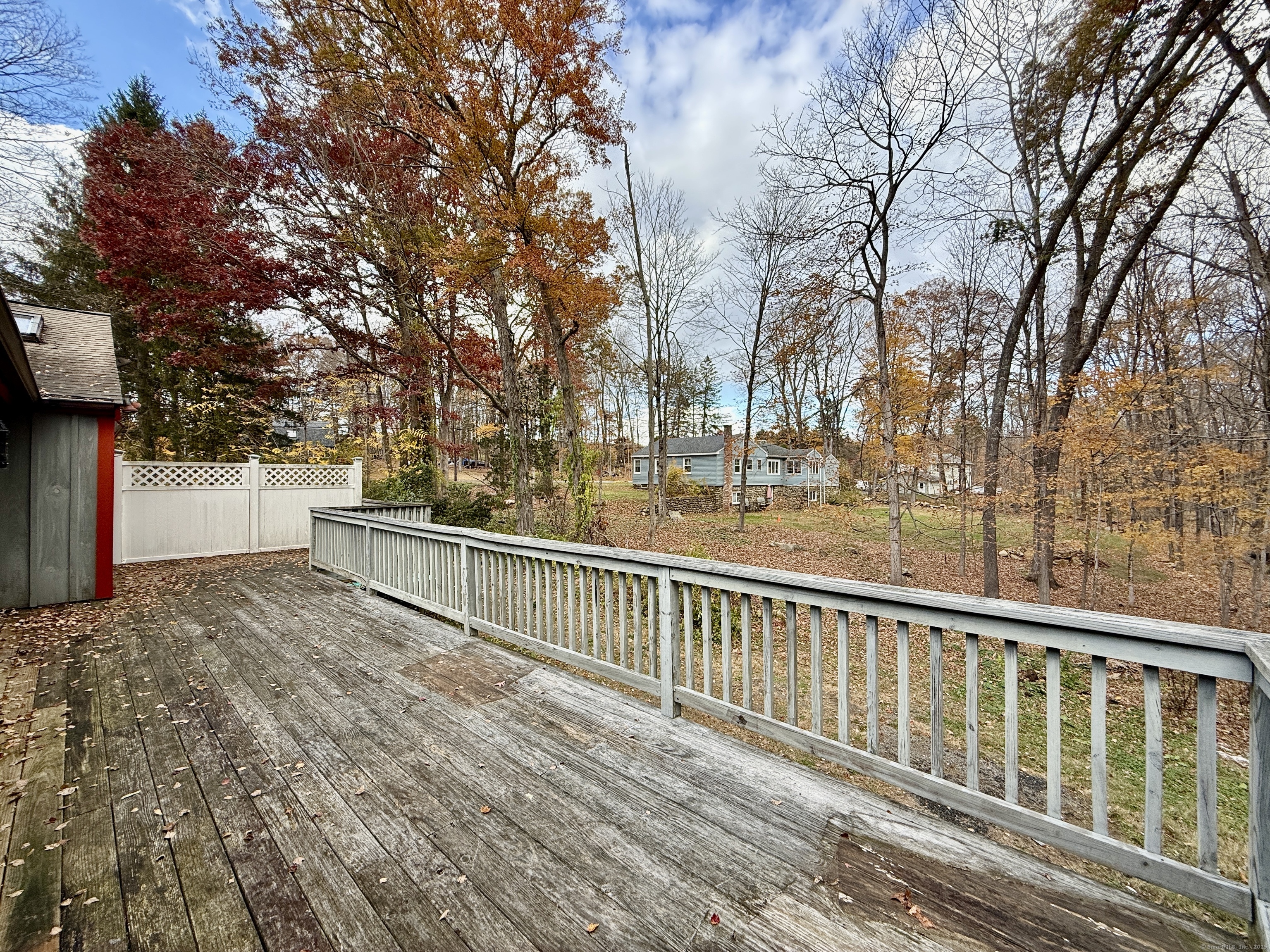 102 Krapf Road Ashford, CT 06278 - Photo 38 of 39 a view of balcony with wooden floor and fence