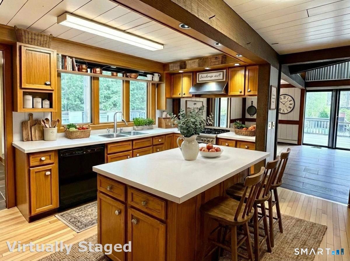 102 Krapf Road Ashford, CT 06278 - Photo 8 of 39 a kitchen with a sink a stove and chairs