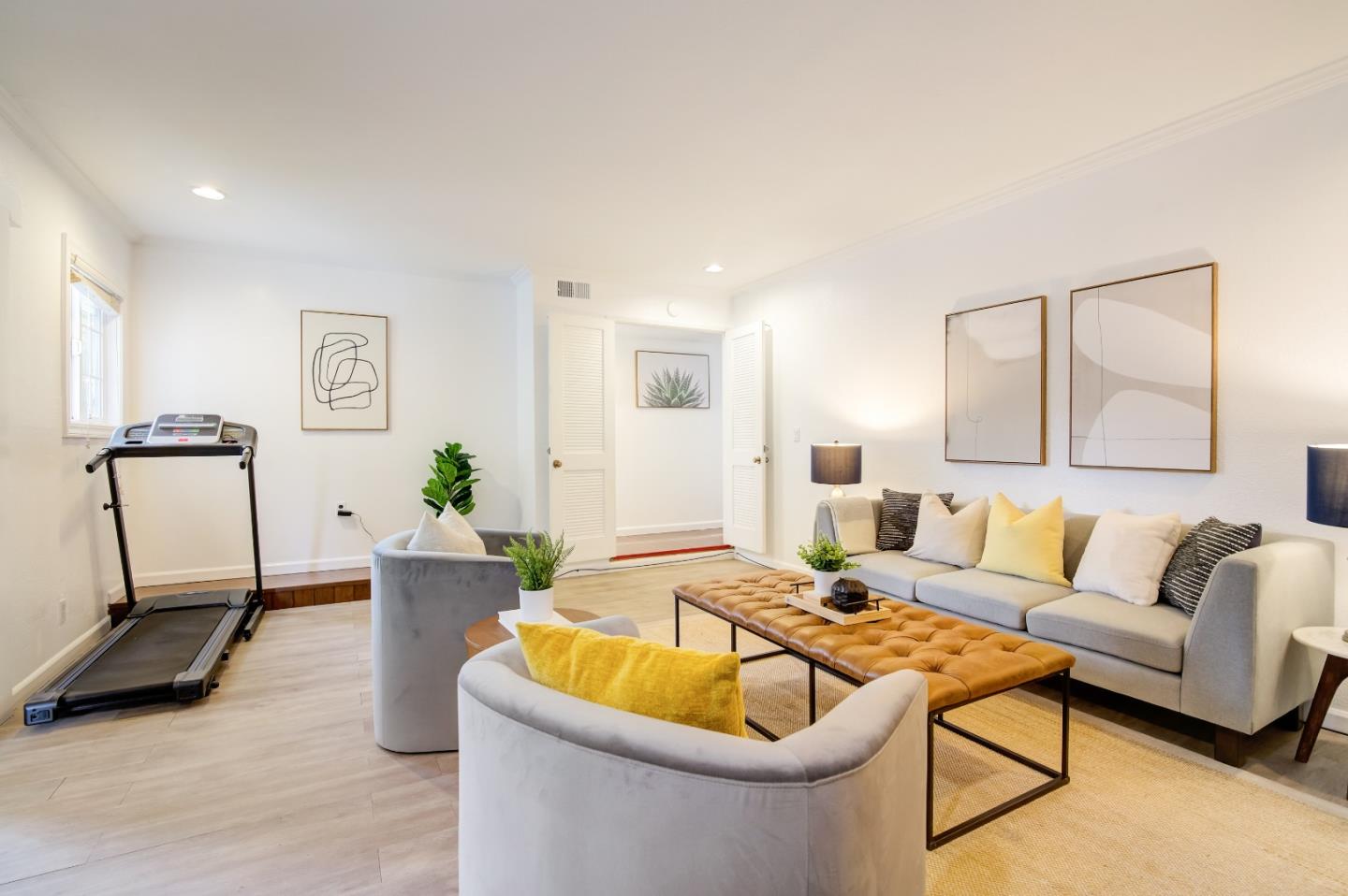 1224 Glacier Drive Milpitas, CA 95035 - Photo 11 of 45 a living room with furniture and a mirror