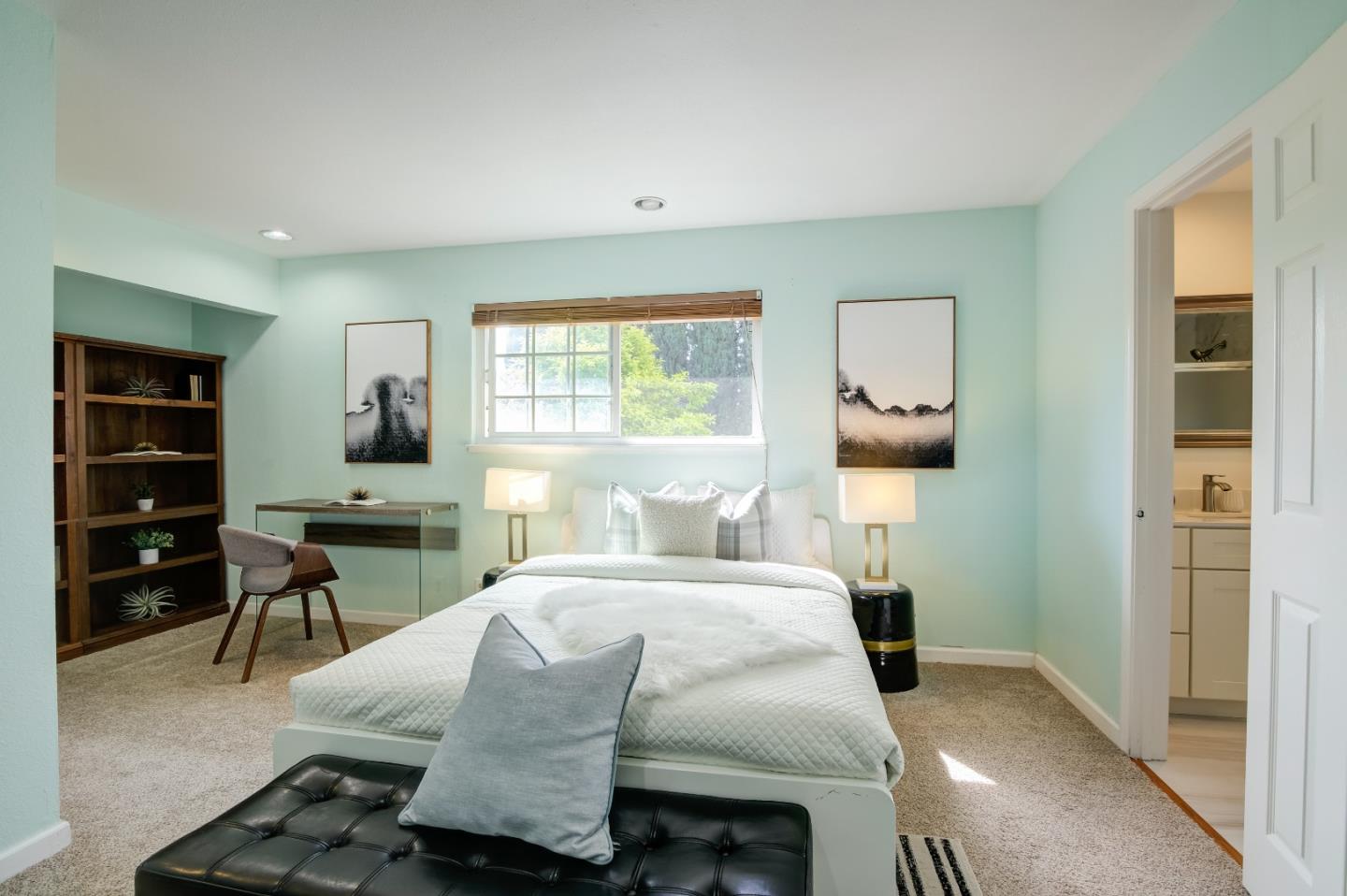 1224 Glacier Drive Milpitas, CA 95035 - Photo 12 of 45 a bed room with a bed and furniture