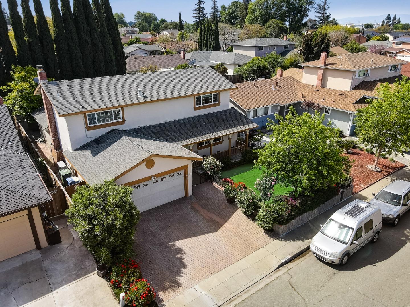 1224 Glacier Drive Milpitas, CA 95035 - Photo 35 of 45 an aerial view of a yard
