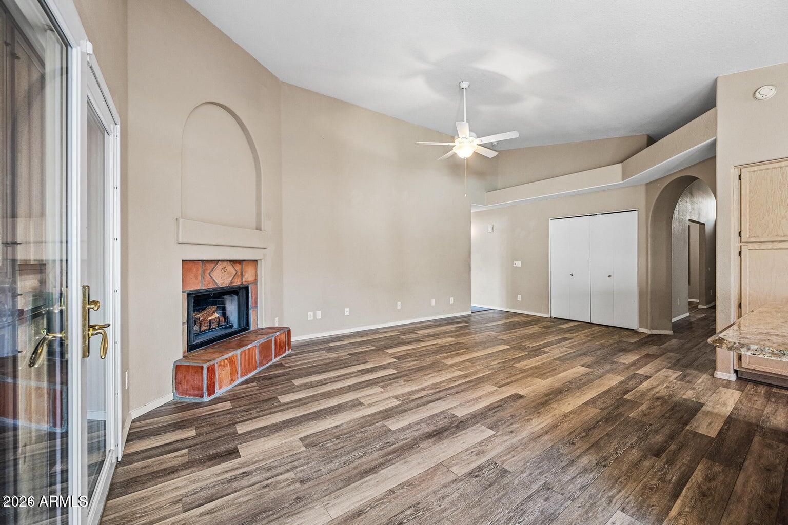 473 West Smoke Tree Road Gilbert, AZ 85233 - Photo 11 of 43 a view of a livingroom with a fireplace