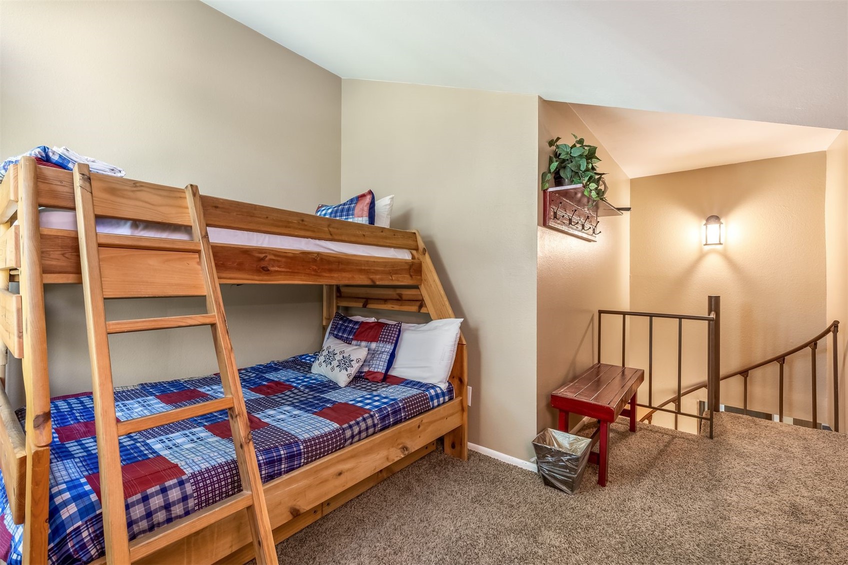 1977 Soda Ridge Road, Unit 1194 Keystone, CO 80435 - Photo 25 of 38 a bedroom with a bunk bed and a dresser