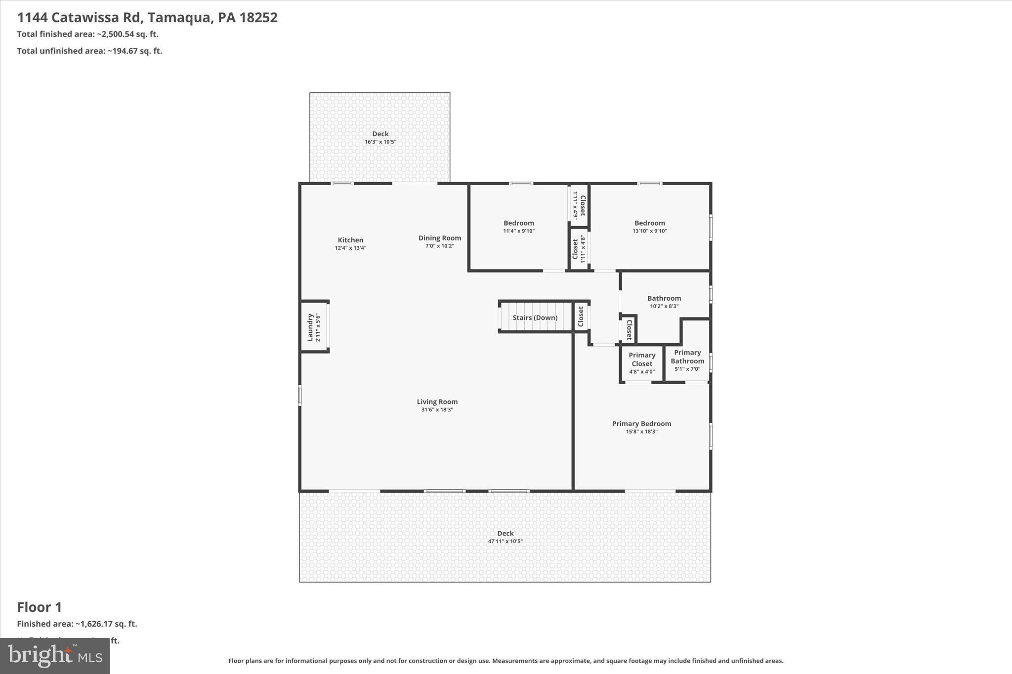 1144 Catawissa Road Tamaqua, PA 18252 - Photo 51 of 53 Floor-1