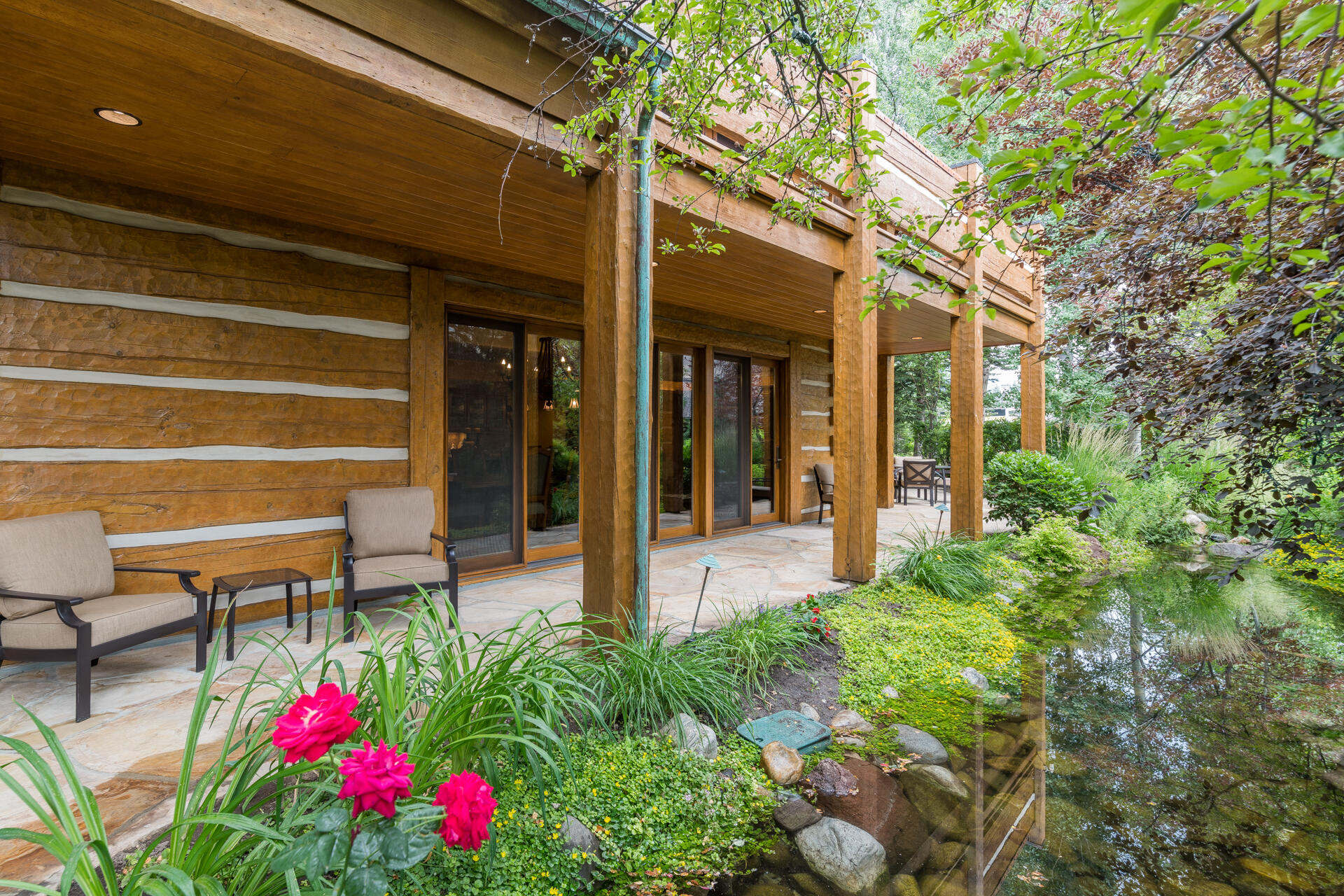 480 Walnut Avenue Ketchum, ID 83340 - Photo 40 of 54 Patio next to pond