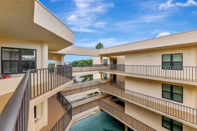 a view of a lake with houses