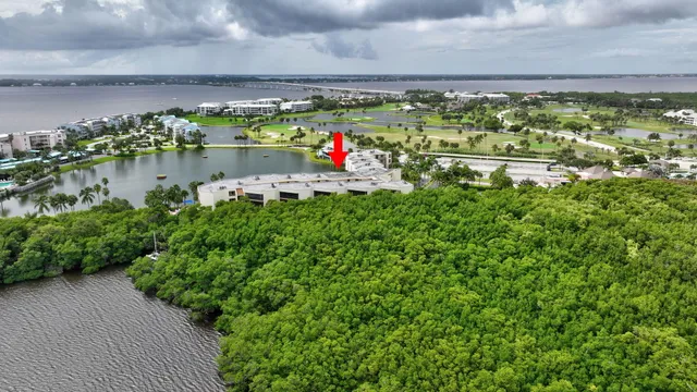 a view of a swimming pool and lounge chair