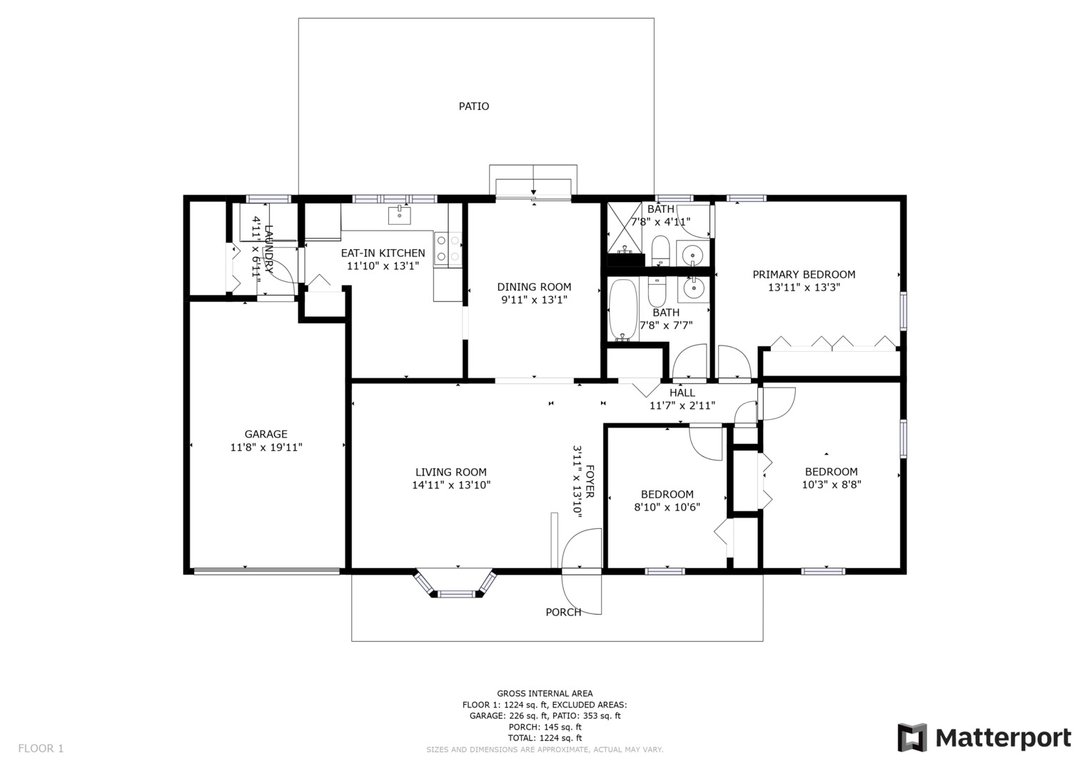 Undisclosed Address Buffalo Grove, IL 60089 - Photo 30 of 30 a picture of a room with a white wall and mirror