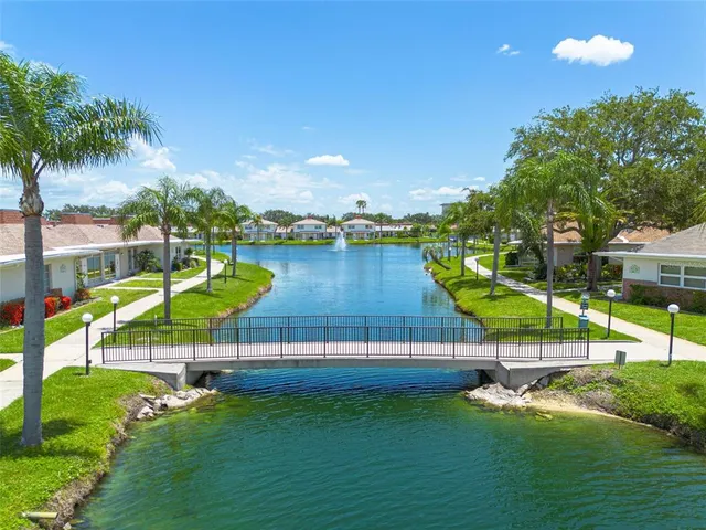 a park view with a bench