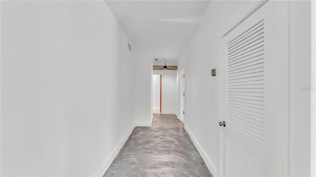 a view of empty room