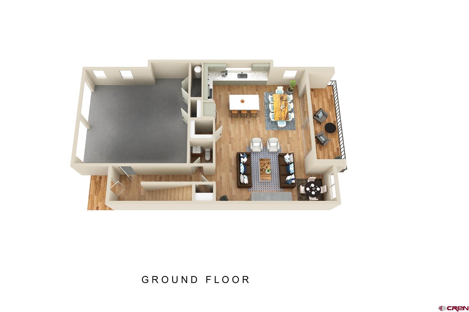 180 Elk Valley Road, Unit 105 Crested Butte, CO 81224 - Photo 34 of 35 a picture of a floor plan