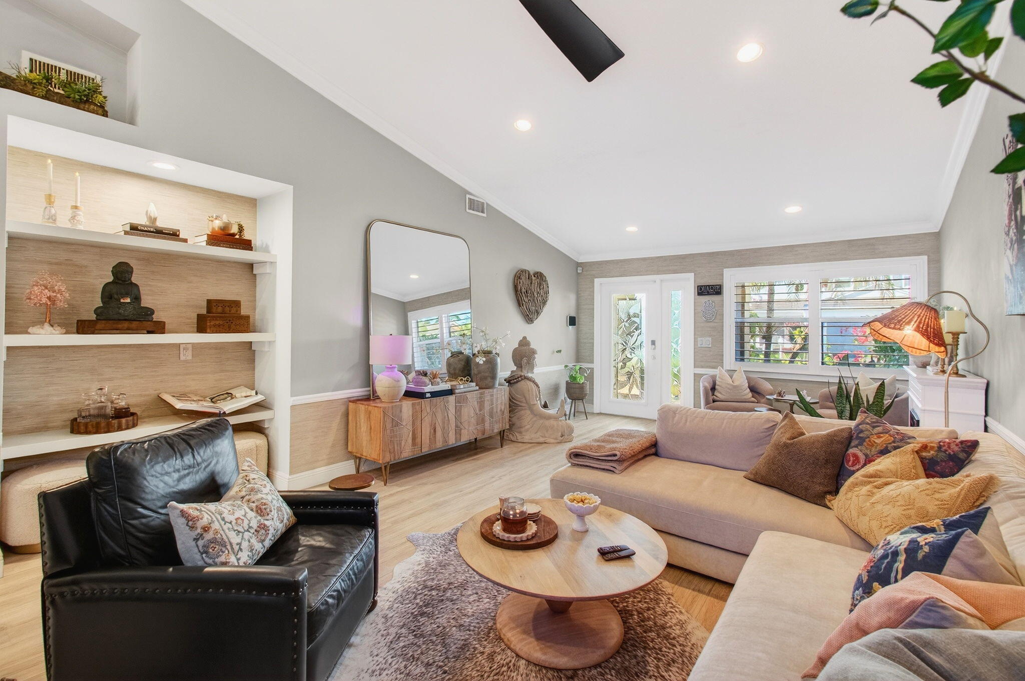 21400 Millbrook Court Boca Raton, FL 33498 - Photo 6 of 65 a living room with furniture and a wooden floor