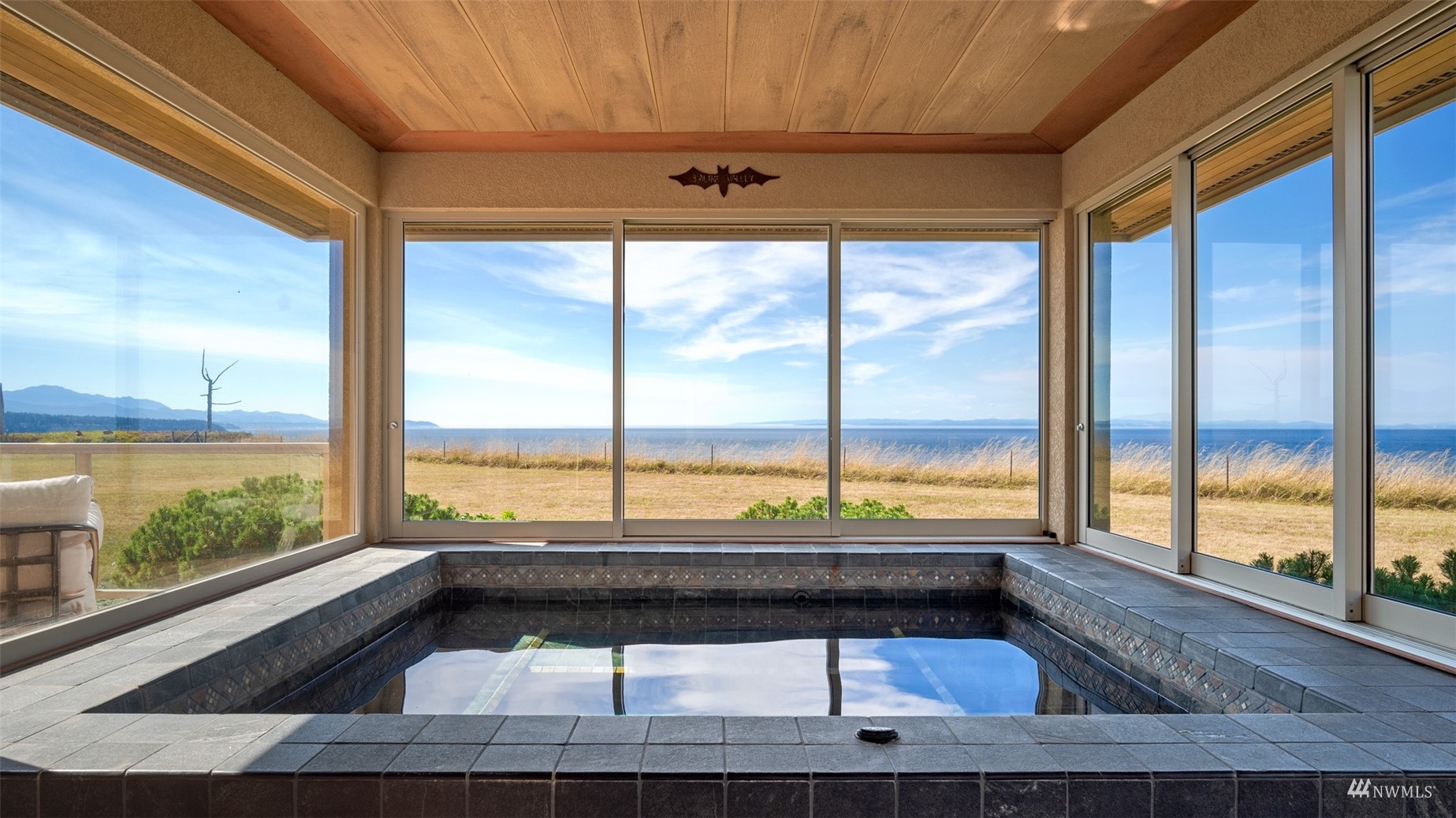 213 Mariners Point Road Sequim, WA 98382 - Photo 23 of 40 a view of swimming pool with outdoor seating