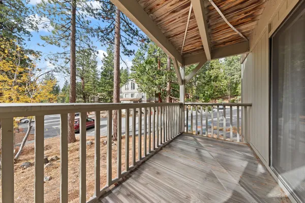 a view of a porch