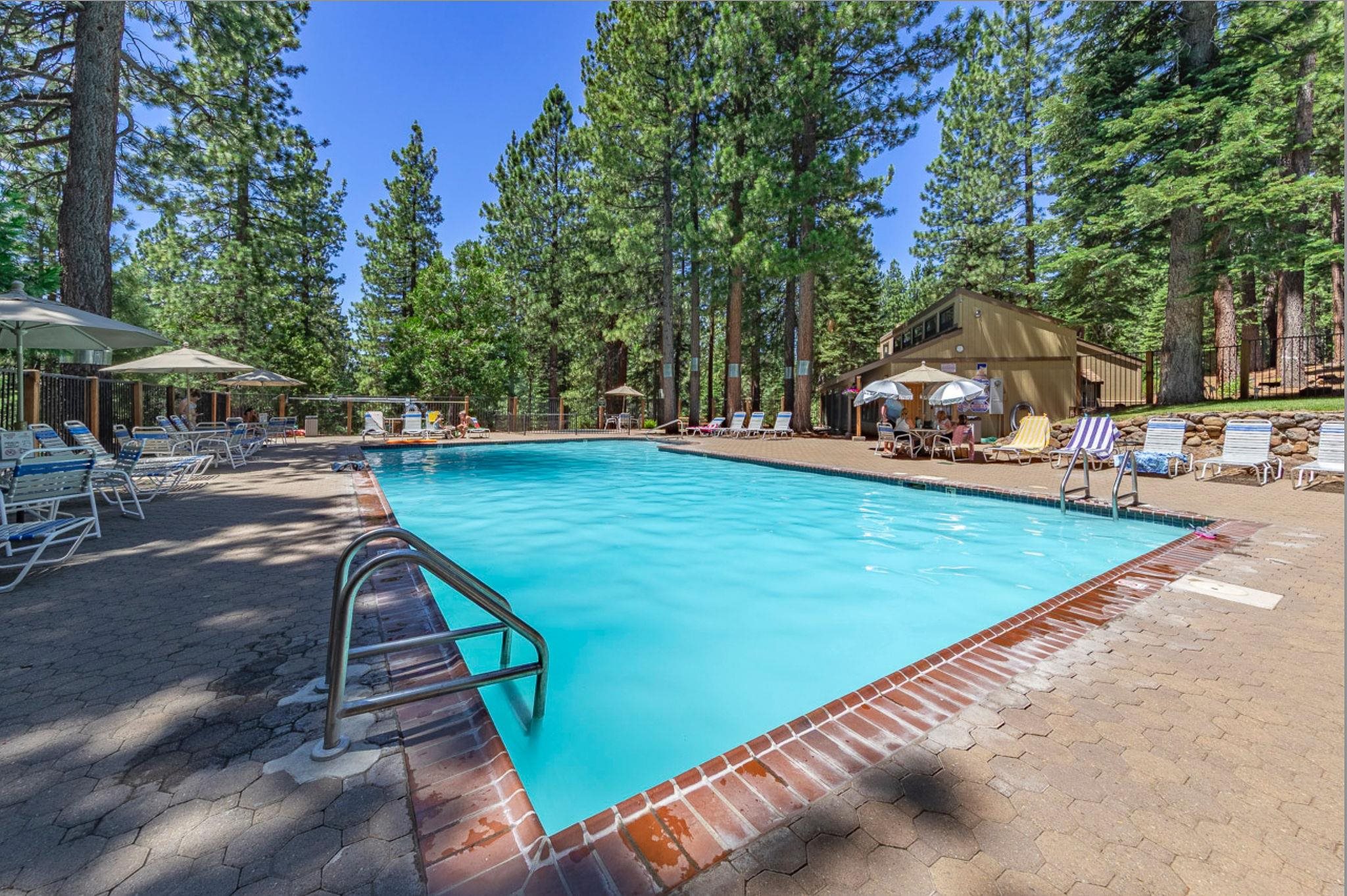 1001 Commonwealth Drive, Unit 206 Kings Beach, CA 96143 - Photo 22 of 28 a view of a backyard with sitting area