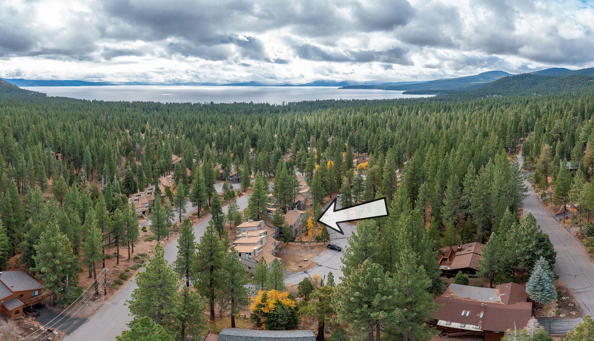 1001 Commonwealth Drive, Unit 206 Kings Beach, CA 96143 - Photo 28 of 28 a view of a lake with a yard