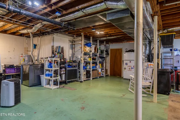 a view of a storage room with a lot of stuff