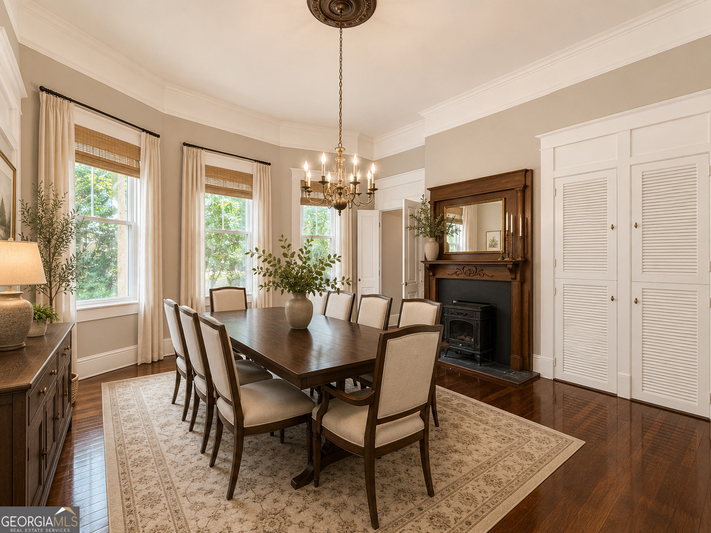 316 West Church Street Fort Valley, GA 31030 - Photo 9 of 28 a view of a dining room with furniture window and wooden floor