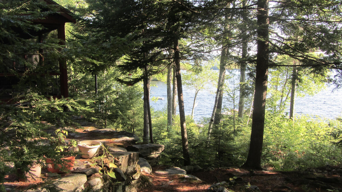 21 Lily Cove Road Lovell, ME 04051 - Photo 19 of 28 Lake from stone patio
