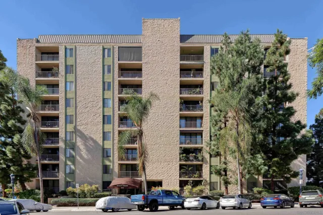 front view of a tall building